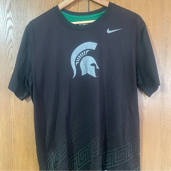 Nike Other - Nike Black Short Sleeve Tee with Silver Logo